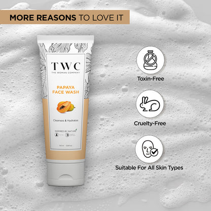 The Woman Company | Papaya Face Wash (100ml)