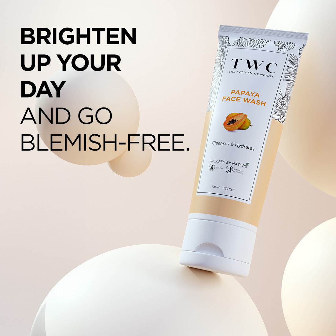 The Woman Company | Papaya Face Wash (100ml)