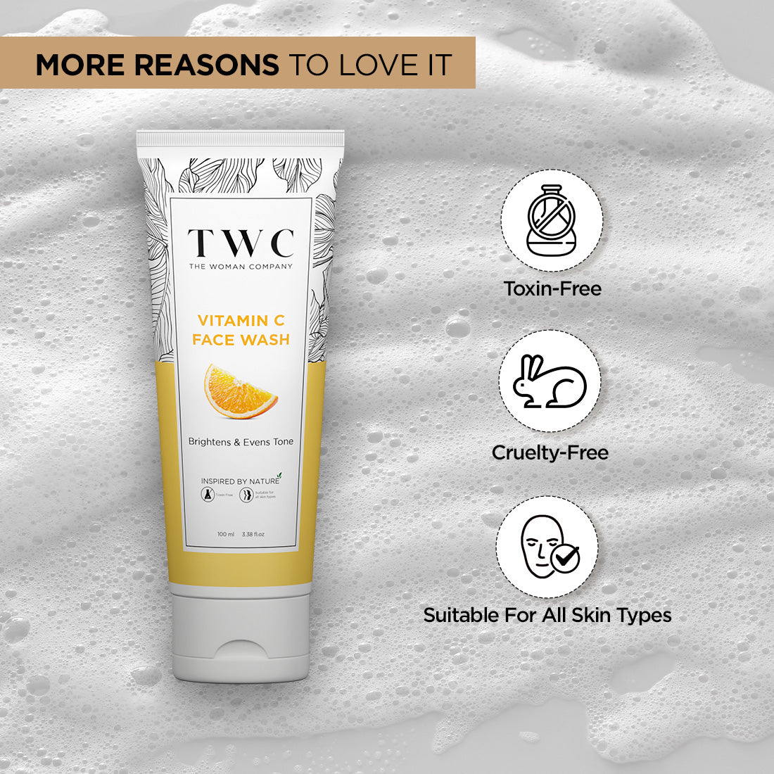 The Woman Company | Vitamin C Face Wash (100ml)