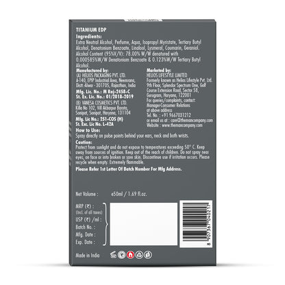 Eau De Parfum I Titanium (50ml)