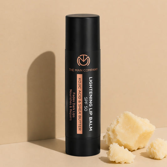 Lightening Lip Balm for Men | Reduces Lip Darkness | Sun Protection with SPF 50 | Nourishes & Hydrates