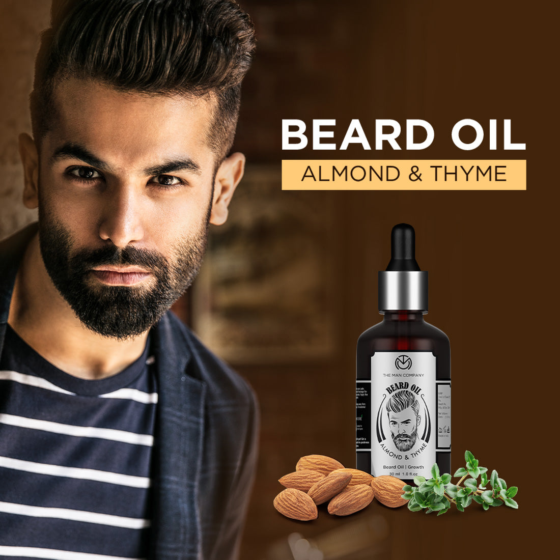 Beard Oil Almond & Thyme - Bulk Buy