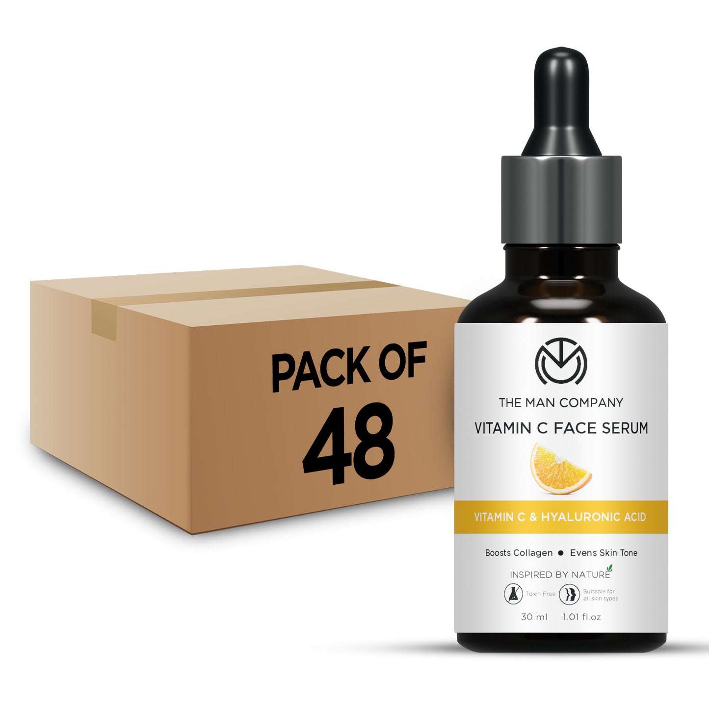 Vitamin C Face Serum | Vitamin C & Hyaluronic Acid (30ml) - Bulk Buy