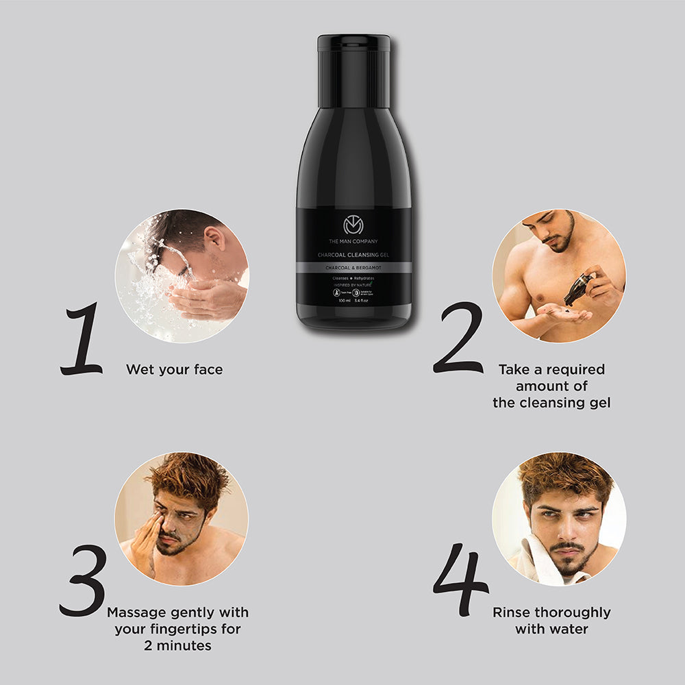 Charcoal Cleansing Gel | Charcoal & Bergamot