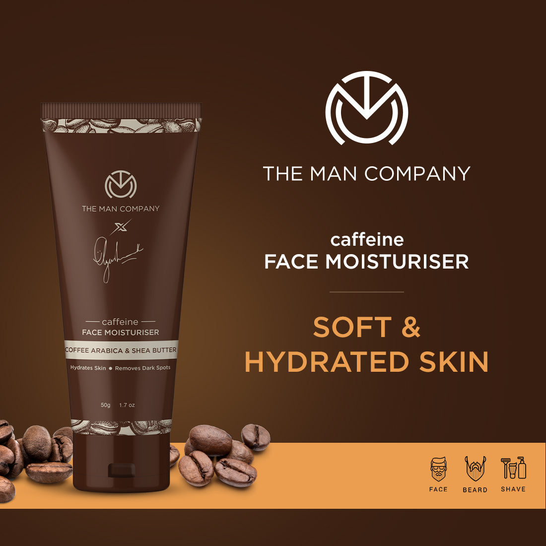 Caffeine Face Moisturiser | Coffee Arabica & Shea Butter