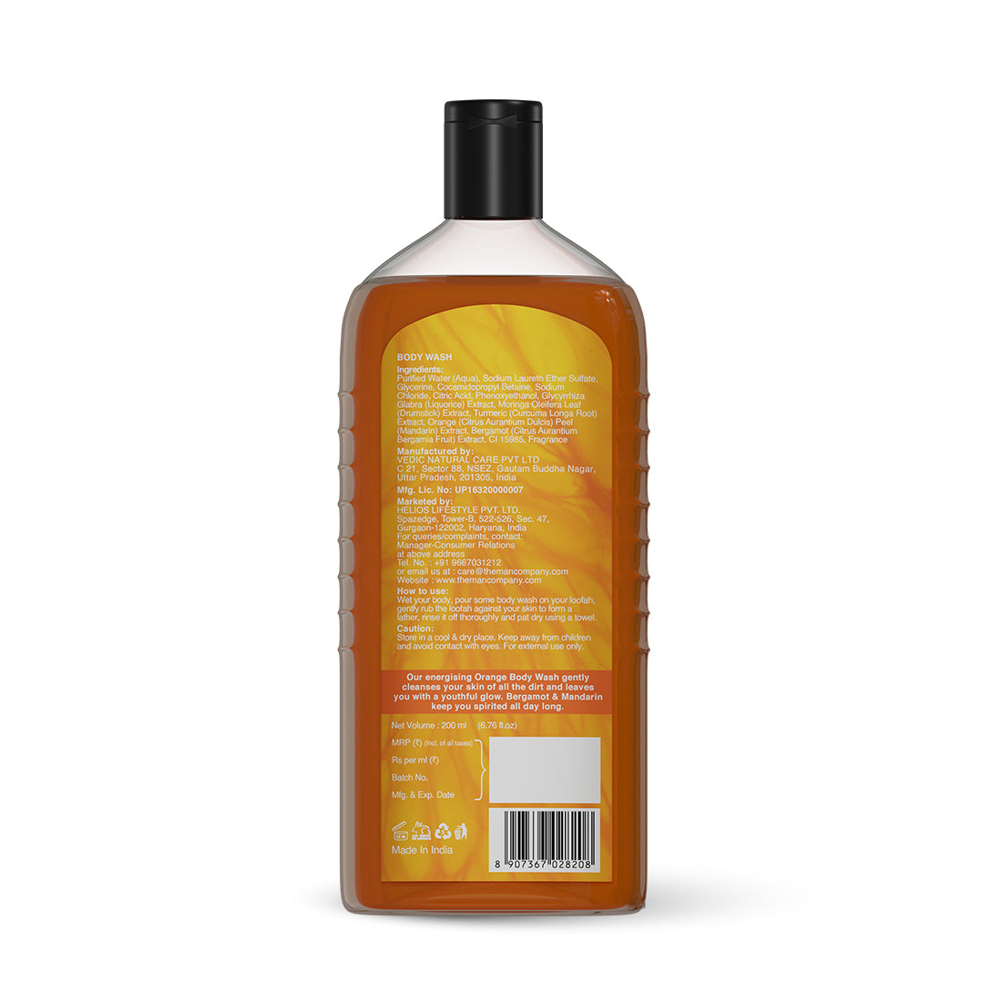 Body Wash | Bergamot & Mandarin (200 ML)