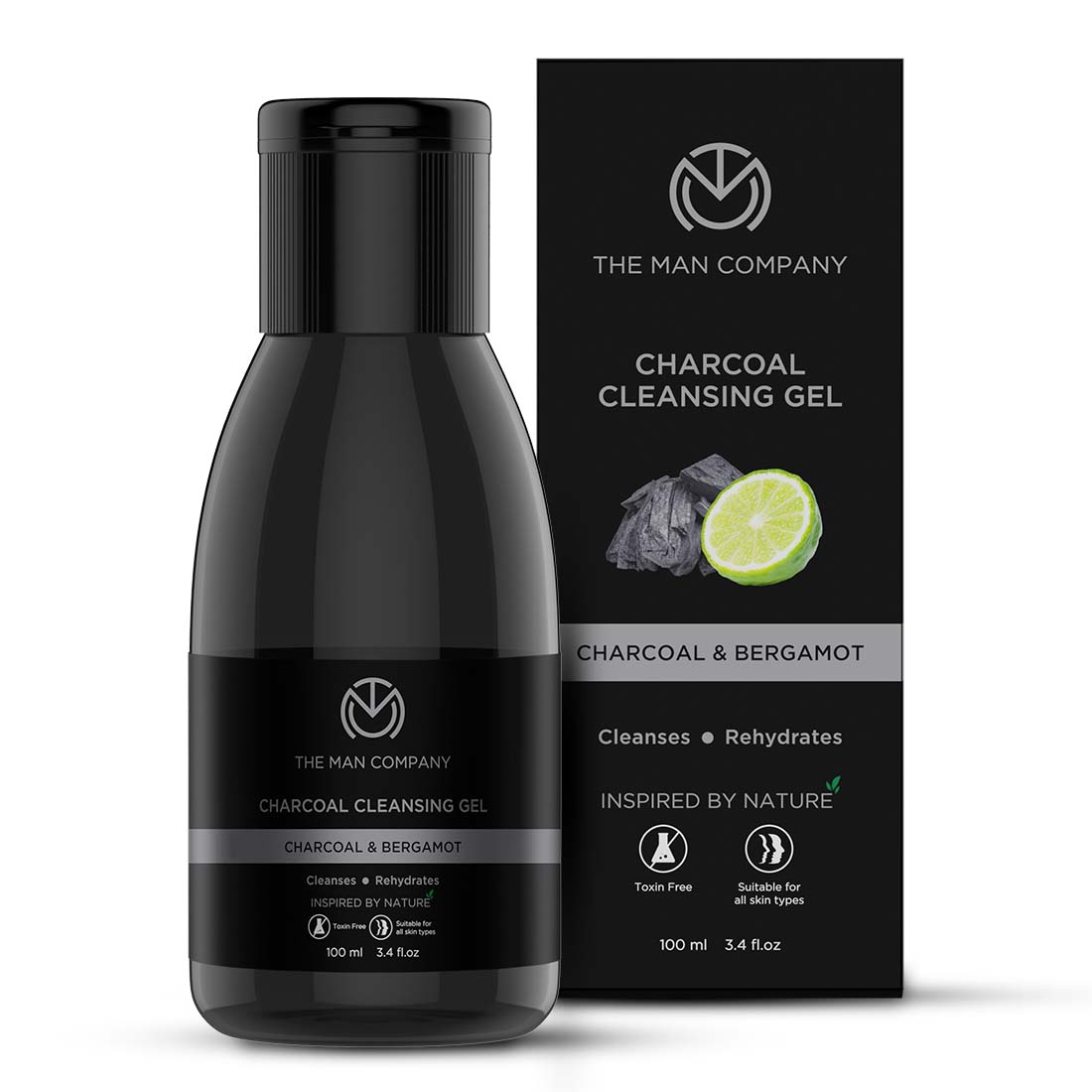 Charcoal Cleansing Gel | Charcoal & Bergamot