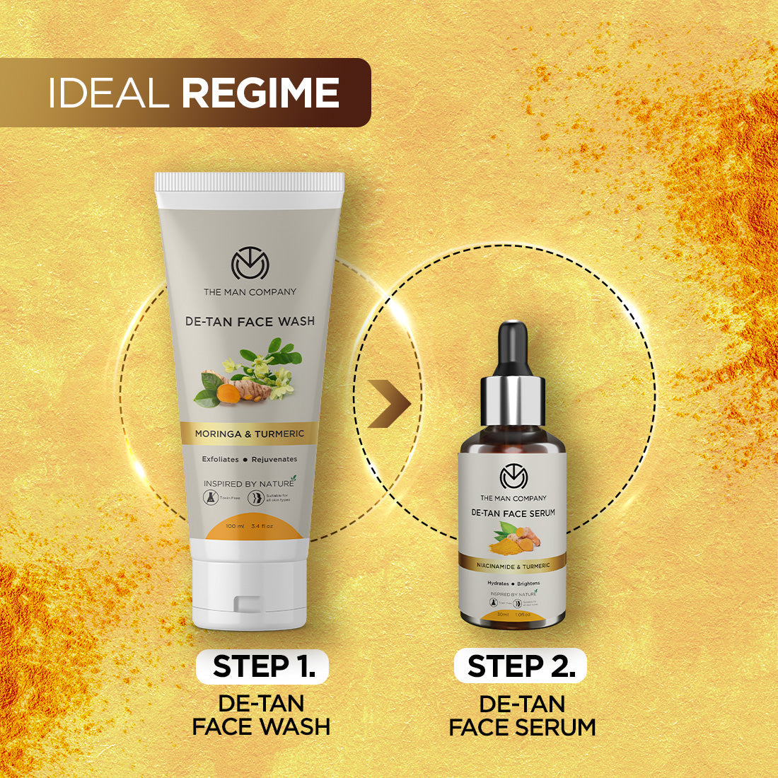 De-Tan Face Serum I Niacinamide & Turmeric