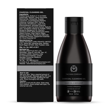 Charcoal Cleansing Gel | Charcoal & Bergamot