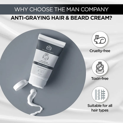 Anti-Graying Hair & Beard Cream | Arcolys & Bhringraj