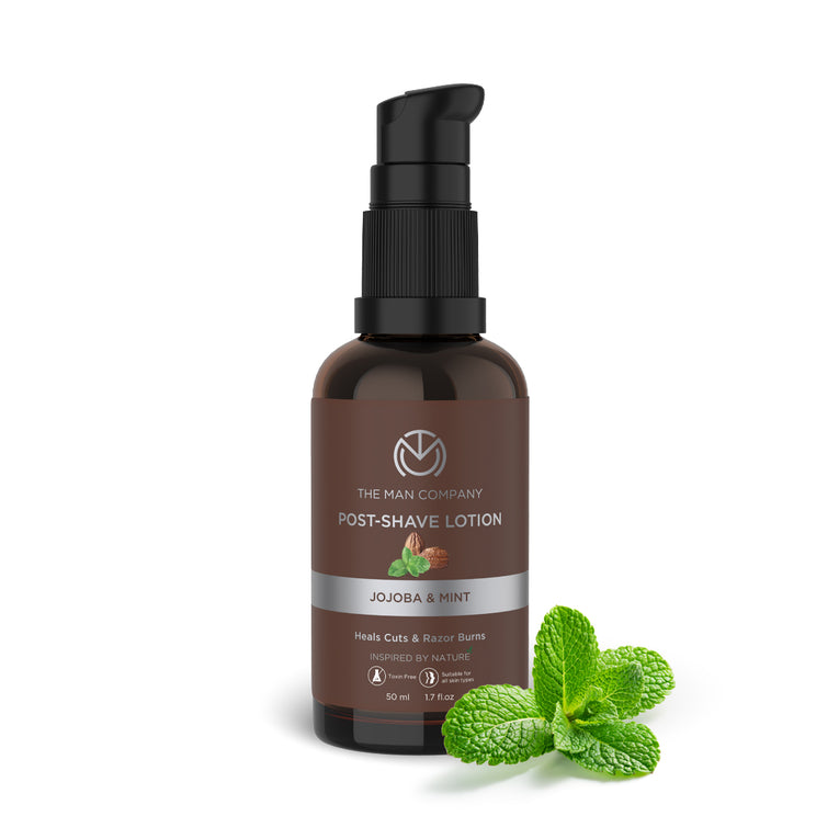 Post Shave Lotion | Jojoba & Mint - Conditions, soothes & cools your skin post shave with Jojoba & mint to moisturise, heal & condition
