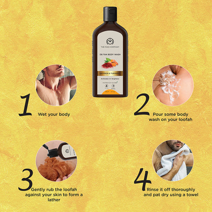 De-Tan Body Wash I Saffron & Turmeric