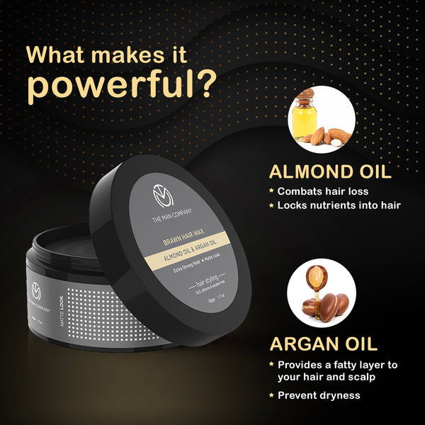 Brawn Hair Wax | Almond & Argan Oil