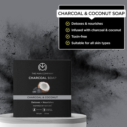 Charcoal Soap | Charcoal & Coconut (100g)