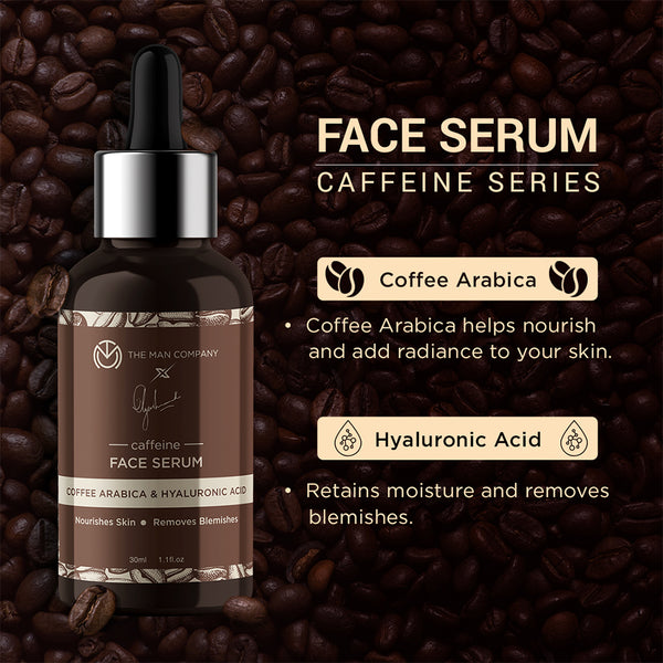Caffeine Face Serum | Coffee Arabica & Hyaluronic Acid