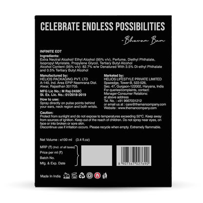 Eau De Toilette | Infinite (100ml)