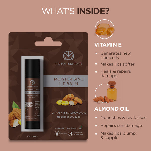 Lip Balm | Vitamin E & Almond Oil