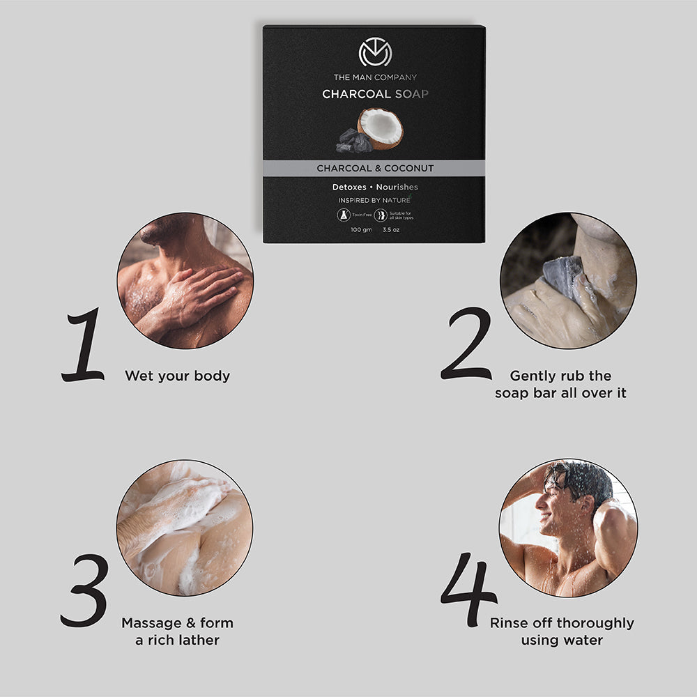 Charcoal Soap | Charcoal & Coconut (100g)