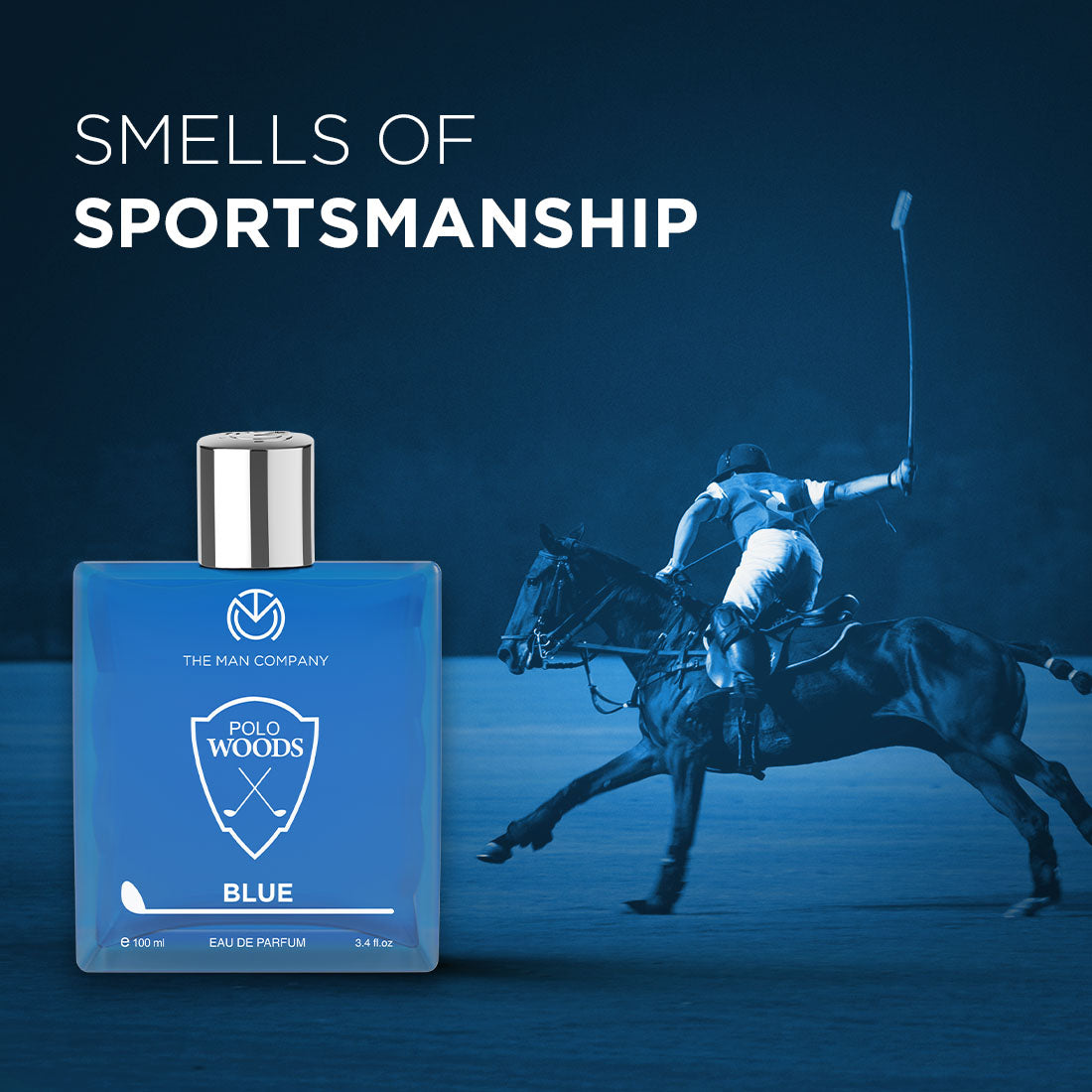 THE MAN COMPANY Men Polo Woods Blue Eau De Parfum - 100ml